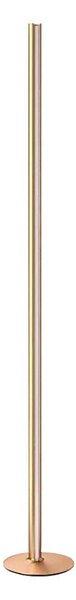 Ideal Lux - Lampă LED de podea DORICA, dimabilă, 50W/230V, CRI 90, auriu