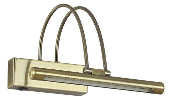 Ideal Lux - Aplica LED pentru tablou BOW, LED/3,5W/230V, CRI 90, 26 cm, alamă