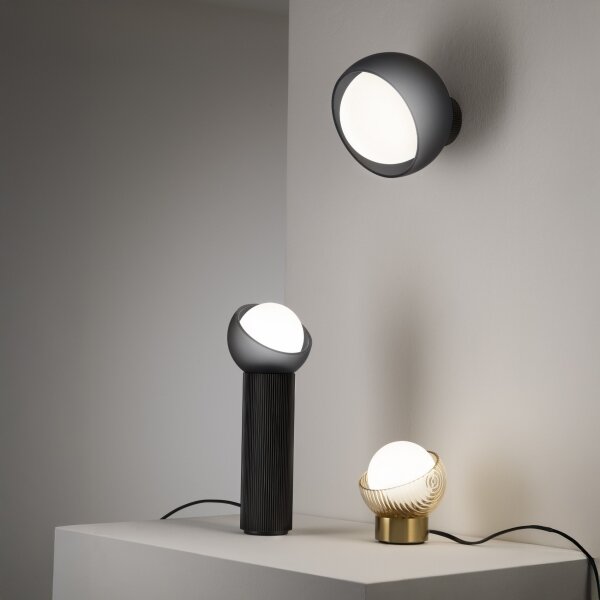 Ideal Lux - Lampă de birou LED BLOOM 1xG9/3W/230V, aurie/bej fumuriu