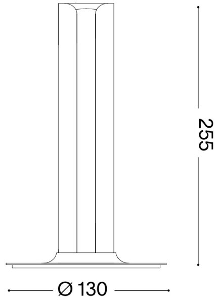 Ideal Lux - Lampă de masă LED dimmabilă DORICA LED/8W/230V CRI 90 albastră