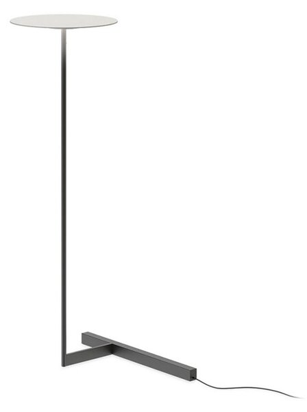 Lampadar Vibia, Flat, reglabil, Negru, Camera de zi, Metal, Scandinavă