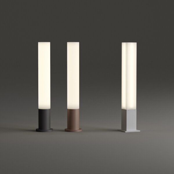 Ideal Lux - Lampă de exterior EDO OUTDOOR 1xGX53/15W/230V 79 cm IP65 maro