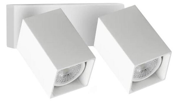 Ideal Lux - Aplica de perete cu spoturi LED DYNAMITE 2xGU10/7W/230V CRI 90 albă