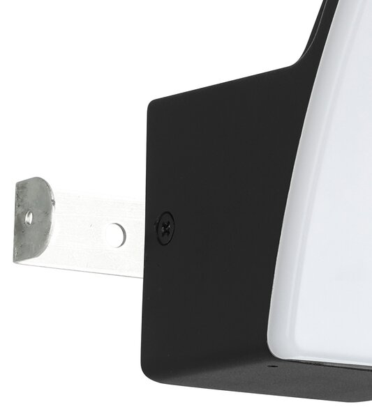 EGLO Aplică LED de exterior Fiumicino din aluminiu, Negru, Metal, Modern