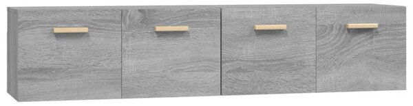 Dulapuri de perete, 2 buc., gri sonoma, 80x35x36,5 cm, lemn