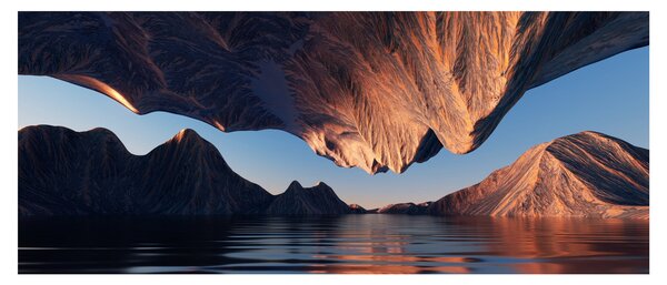 Tablou - Faleze 3D (120x50 cm)