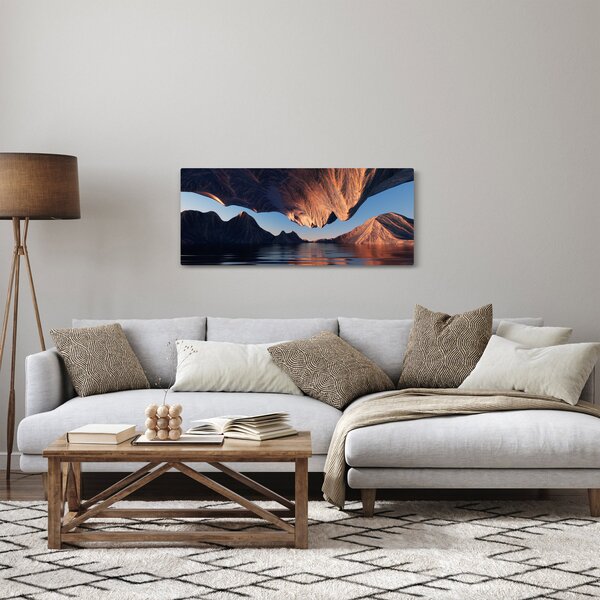 Tablou - Faleze 3D (120x50 cm)
