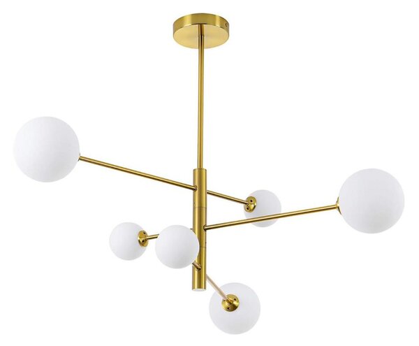 Lustră cu tijă DORADO 6xG9/40W/230V aurie