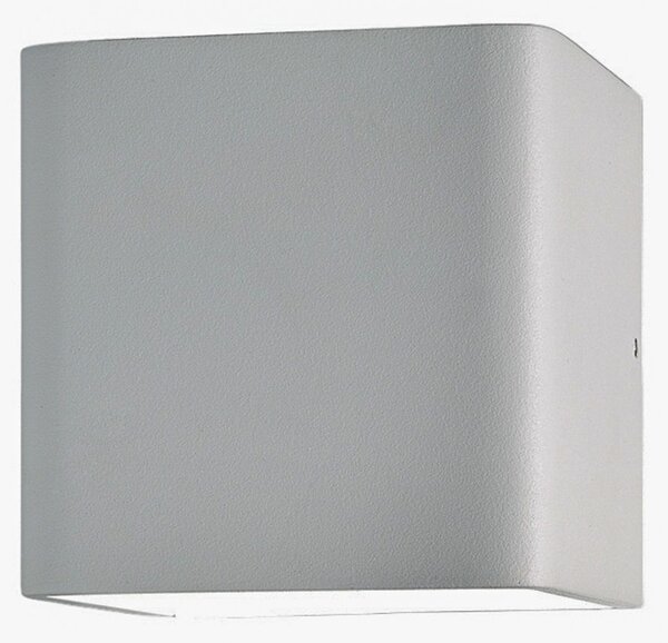 Egger Licht Aplică de perete EGG DLS Gino, alb, 3.000 K, 10x10 cm, dimabil, Alb, Hol, Metal, Modern, Priză de perete sus / jos