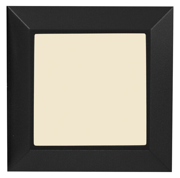 LUTEC Aplică LED de exterior Helena, frontal 10 cm negru, Negru, Metal, Modern