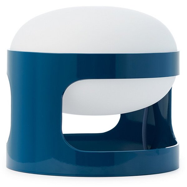 Lampă de masă Kartell, K28, Albastru, Camera de zi, Plastic, Design