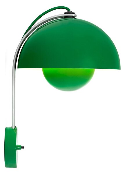 Lampă de perete &Tradition, Flowerpot VP8, Verde, Camera de zi, Metal, Design