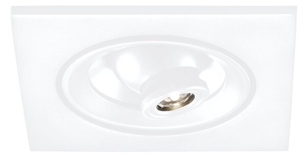 Egger Licht EGG DLS LED spot încastrat Riga Zooom, unghiular, alb, 2700K, reglabil, Alb, Hol, Metal, Modern, Luminile încastrate unghiulare
