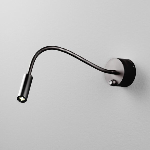 Egger Licht EGG DLS LED aplică de perete Zooom T Flex, 2,700K, negru, Negru, Camera de zi / sufragerie, Metal, Modern