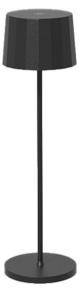 Egger Licht EGG DLS LED lampă de masă reîncărcabilă Tosca, negru, reglabil, Negru, Camera de zi / sufragerie, Metal, Modern