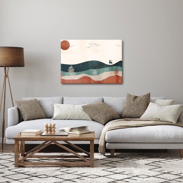 Tablou - Peisaj ilustrat (70x50 cm)