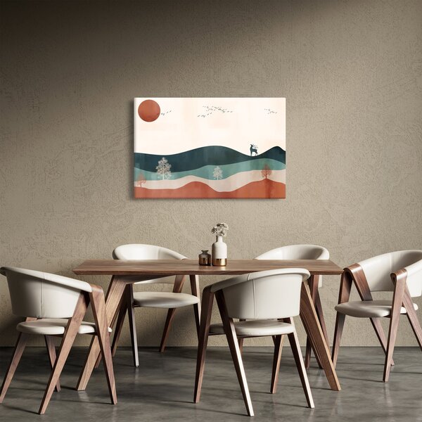 Tablou - Peisaj ilustrat (90x60 cm)