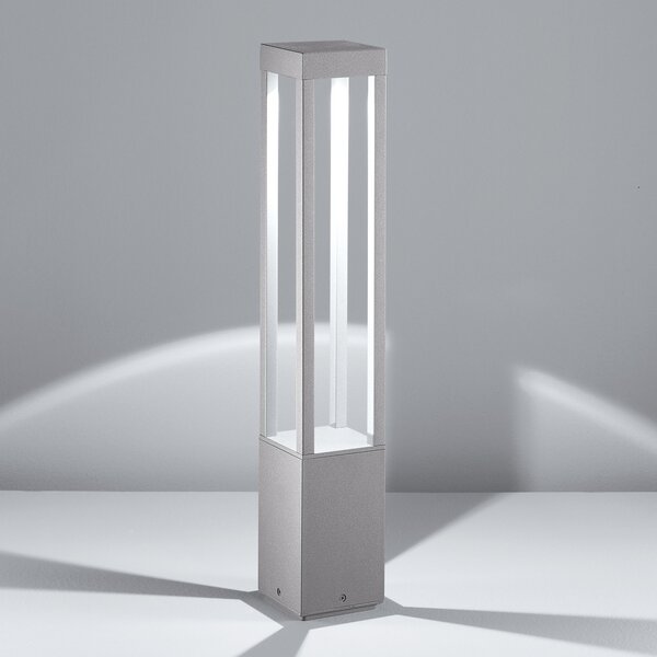 Egger Licht York LED pentru iluminat de trecere gri, 65 cm, Metalic, Metal, Modern