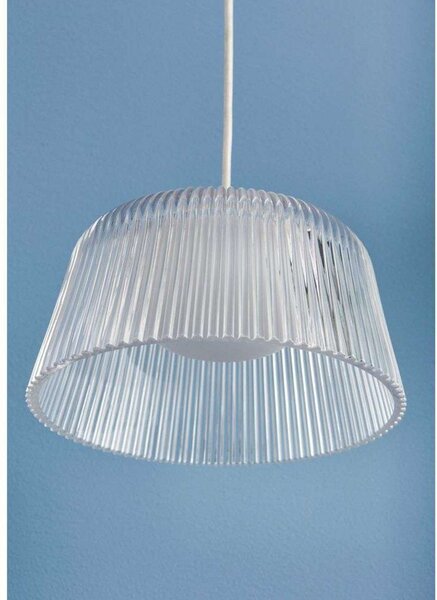 Lustră Pendul HAY, Transparent, Camera de zi, Sticlă