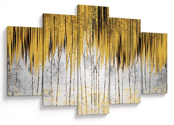 Tablou - Linii de aur (150x105 cm)