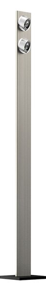 Evotec Light Wave lampadar LED, cu variator tactil, reglabil, Gri, Camera de zi / sufragerie, Metal, Modern