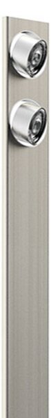 Evotec Light Wave lampadar LED, cu variator tactil, reglabil, Gri, Camera de zi / sufragerie, Metal, Modern