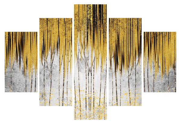 Tablou - Linii de aur (150x105 cm)
