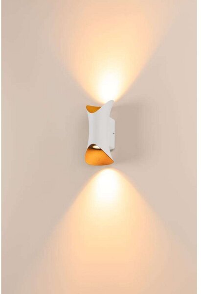 Modela Aplică de Perete Up/Down White/Gold - SLV