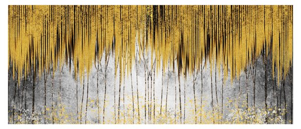 Tablou - Linii de aur (120x50 cm)