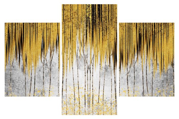 Tablou - Linii de aur (90x60 cm)