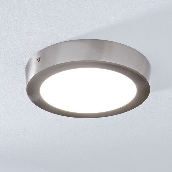EGLO connect Fueva-C plafonieră rotund 22,5cm nich, reglabil, Metalic, Hol, Metal, Modern