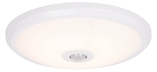 Plafoniera LED Erste cu Senzor Miscare, 15W, DIP CCT Selectabil, IP40, Ø295x67mm, Alb, Iluminat Automatizat Eficient pentru Interior, Aplicata