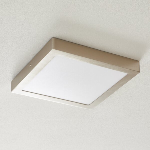 EGLO connect Fueva-C plafonieră 30cm nichel, reglabil, Metalic, Hol, Metal, Modern