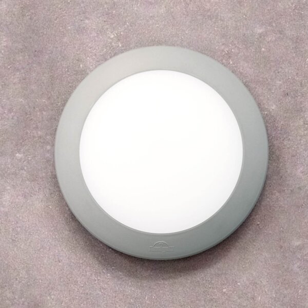 Plafoniera LED Berta Fumagalli IP66 Alb 275x80mm, Aplica Exterior Rezistenta UV, Design Italia, Soclu E27, Corp Iluminat Anticoroziv Durabil