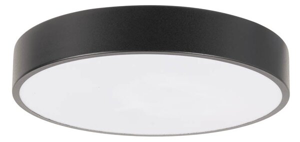Plafoniera LED Erste Flux 18W 1710lm 300x50mm Negru Mat Corp Iluminat Interior Modern Eficient Design Slim Ultra-Subtire Lumina Rece Birou Hol