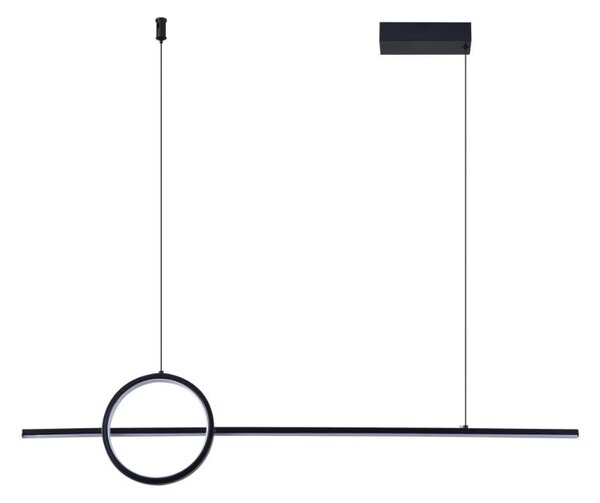 Pendul LED Hera Erste 23W Negru Mat Corp Iluminat Suspendat Modern Design Industrial Ideal Dining Bucatarie Eficienta Energetica IP20 Stil Loft