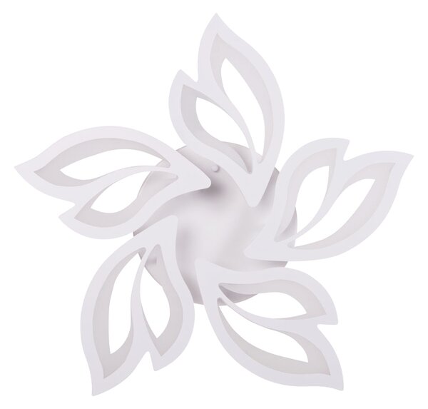 Plafoniera LED Erste Leaf 68W 3CCT cu Telecomanda Alb 580x580x85mm Corp Iluminat Modern Elegant pentru Living Dormitor Design Organic Stilizat