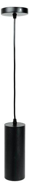 Pendul Spot Erste Negru Mat 80x1000mm 1xE27 IP20: Corp Iluminat Industrial Metalic Elegant pentru Bucatarii Moderne, Design Minimalist Ajustabil