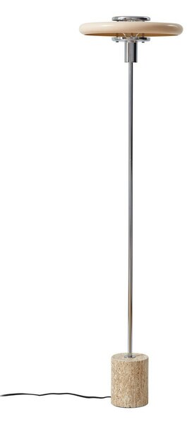 Lampadar Lindby, Branford, Bej, Camera de zi, Metal, Vintage