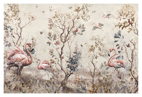 Tablou - Desen de flamingo (90x60 cm)