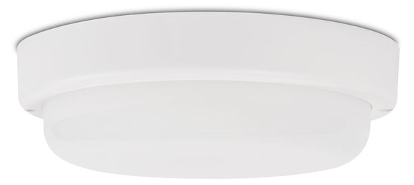 Plafoniera LED Rotunda Novelite 18W cu Senzor Miscare Microunde IP65 6400K Alb 175x52mm - Iluminat Exterior Interior Eficient Siguranta Maxima