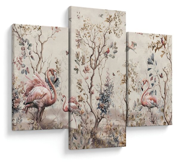 Tablou - Desen de flamingo (90x60 cm)