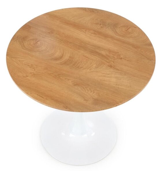 Masa de bucaterie Sting, lemn natural/alb
