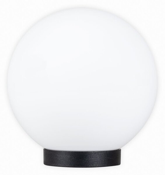 Glob Lampa Gradina Luca Alb 200mm Iluminat Exterior Decorativ Sferic Modern Design Minimalist Rezistent La Intemperii Ambient Magic Pentru Alei
