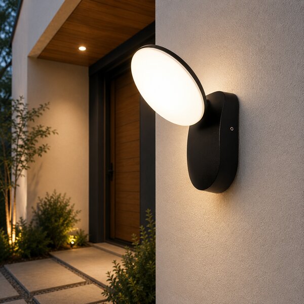 Aplica LED Exterior Erste Brightlit 11W 4000K IP54 140x140x180mm - Corp Iluminat Modern Fatada Casa, Eficienta Energetica, Rezistent la Intemperii