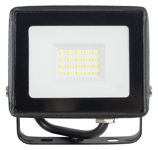 Proiector LED Homelight 20W 6400K IP65 Slim 105x83x24 mm Alb Rece, Lampa Exterior Rezistenta la Intemperii pentru Iluminat Curti Terase Siguranta