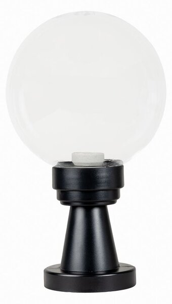 Lampa Gradina Luca Transparent 200x200x350mm IP44 E27 40W, Design Minimalist Modern pentru Iluminat Exterior, Eficienta Luminoasa si Rezistenta