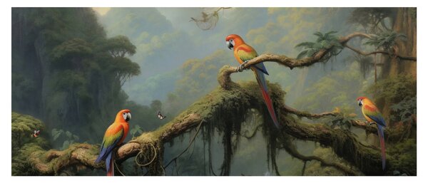 Tablou - Pădure tropicală (120x50 cm)