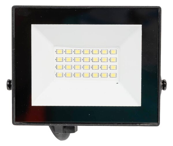 Proiector Slim LED SMD V4 Novelite 20W 6500K IP65, Iluminat Exterior Ultra-Subtire 117x106x25mm, Eficienta Energetica Puternica, Lumina Rece