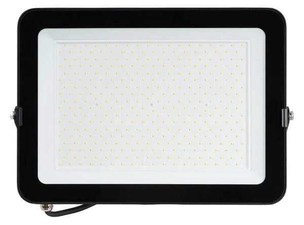 Proiector LED Novelite V2 300W 6500K IP65 Alb Rece 465x380x35mm, Solutie Iluminat Industrial Puternic pentru Santiere, Parcari si Stadioane